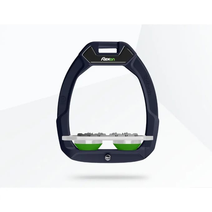 Veiligheidsstijgbeugels Plat Grip Groen/grijs/groen Flex-On Safe-On