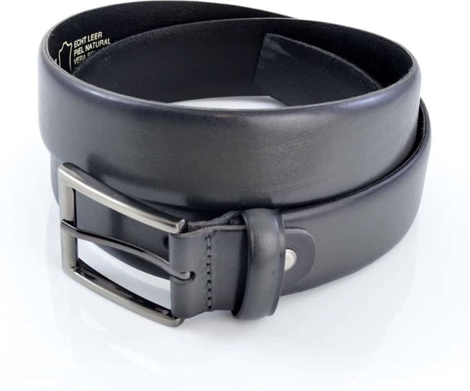 Nette pantalon riem met hagedis print. Maat 105