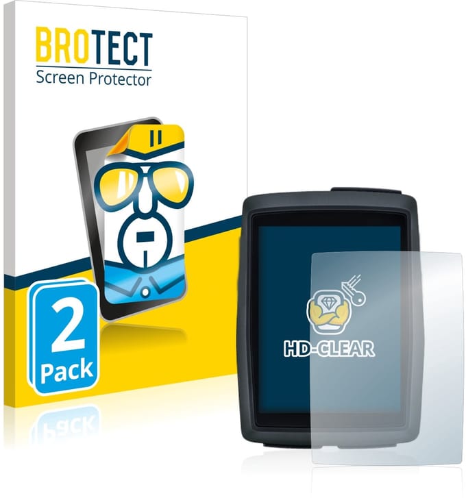 BROTECT - Screenprotector voor Sigma BC 14.0 WL - Folie Beschermfolie transparant 2 Stuks