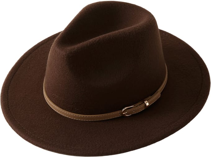 Emilie collection - hoed - bruin - fedora - klassiek