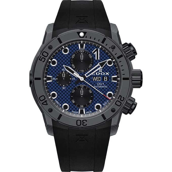 Edox CO-1 01125-CLNGN-BUNN Chronoffshore-1 Horloge