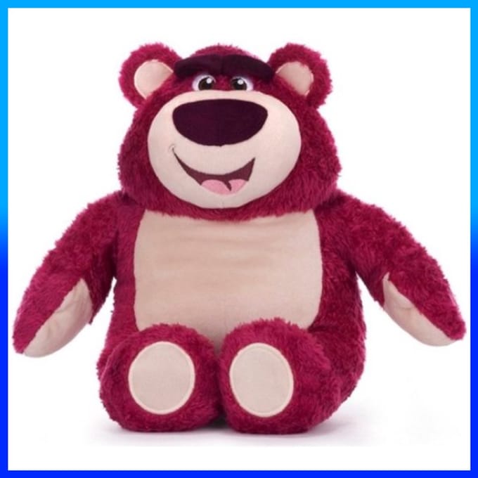 Lotso de Knuffelbeer Disney Pluche Knuffel 25 cm