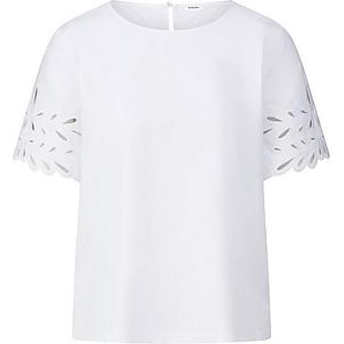 Blouse Van Peter Hahn wit