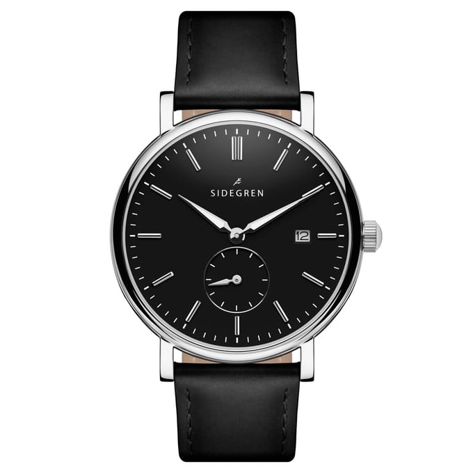 Axel | Zwart Roestvrijstalen Horloge