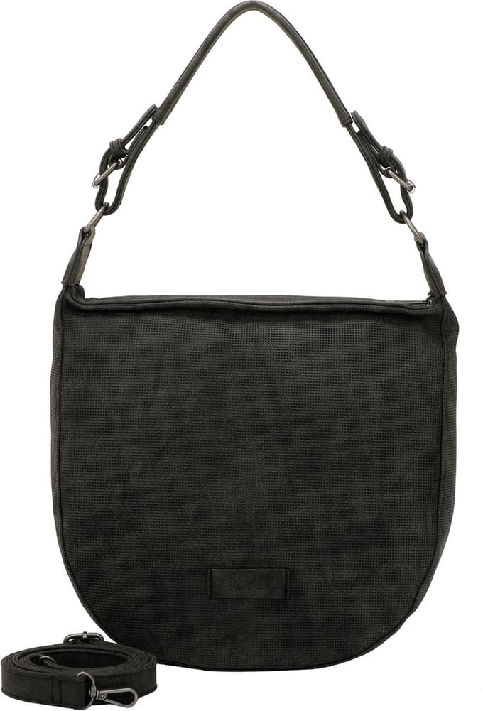 Fritzi aus Preußen Schoudertas Jazy01 Dotty Hobo Bag Black Idol Donkergrijs