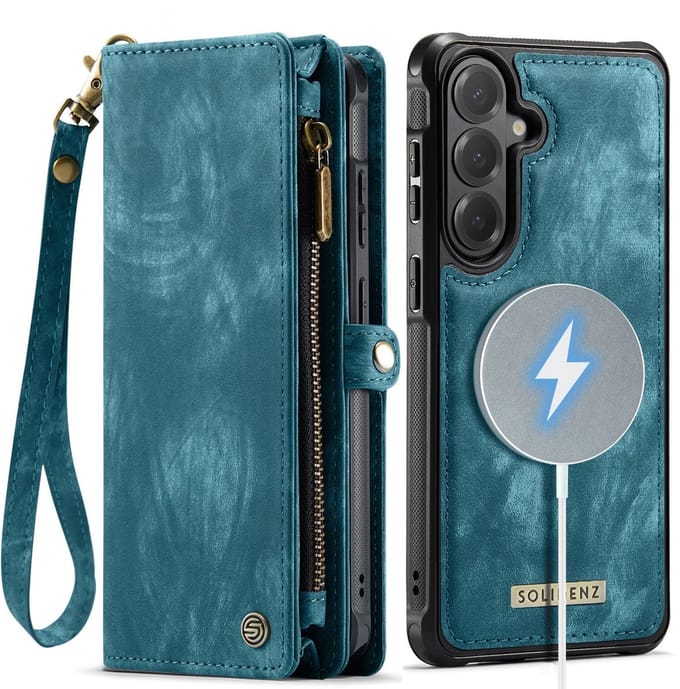 Solidenz Hoesje - Geschikt voor Samsung Galaxy S26 Plus - Urban Wallet - Blauw