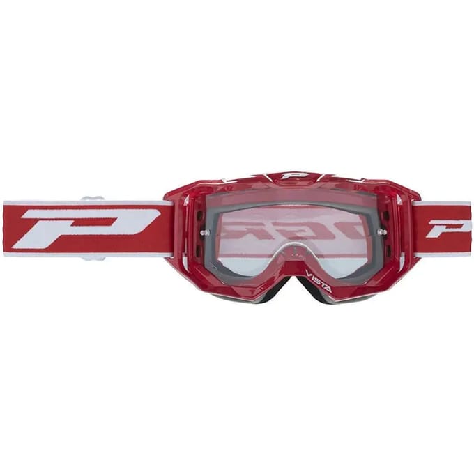Progrip TR Vista Cross/Endurobril - Rood + Extra Glas