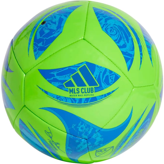 Adidas bal MLS CLB groen/blauw - Maat 4