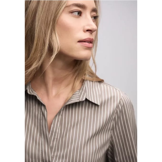 Gestreepte zakelijke blouse