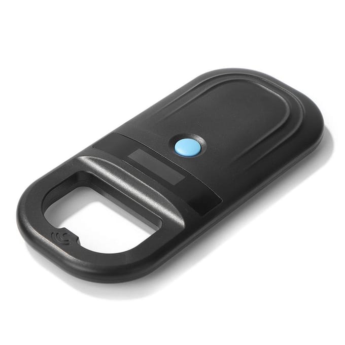 Scanner de Puce Animale Rechargeable Lecteur Portable Écran d'Affichage OLED Identification Animale Animal noir