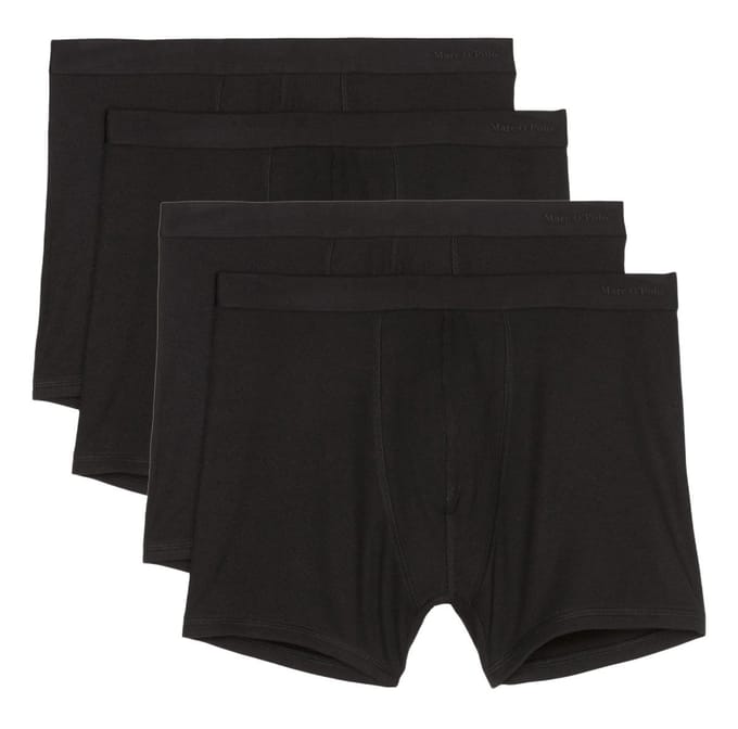 Marc O'Polo Heren lang short / pant 4 pack Iconic Rib Cotton