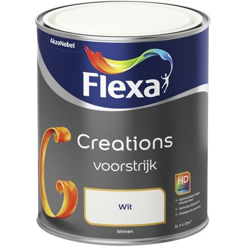 Flexa Creations Primer - Muur En Plafond - Wit - 1l