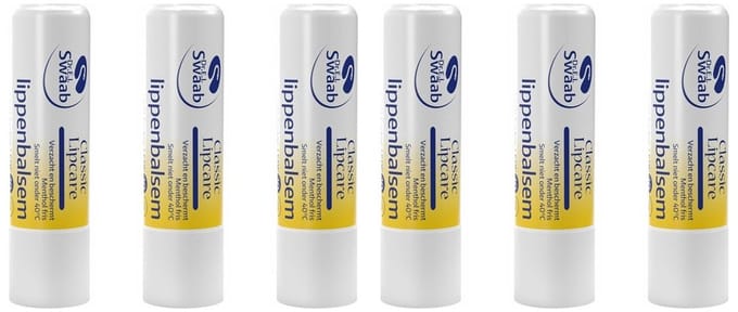 Dr. Swaab Lippenbalsem Classic Stick - Voordeelverpakking Gram 6 x 5 Gram