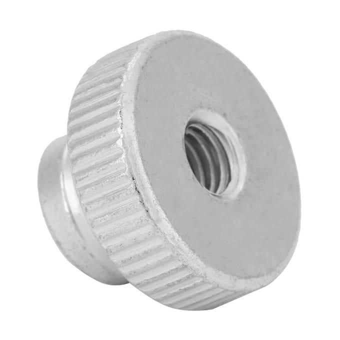 5 Pièces Acier au Carbone Type Haut Moleté Poignée Moletée Écrou GB806 M6 6*20