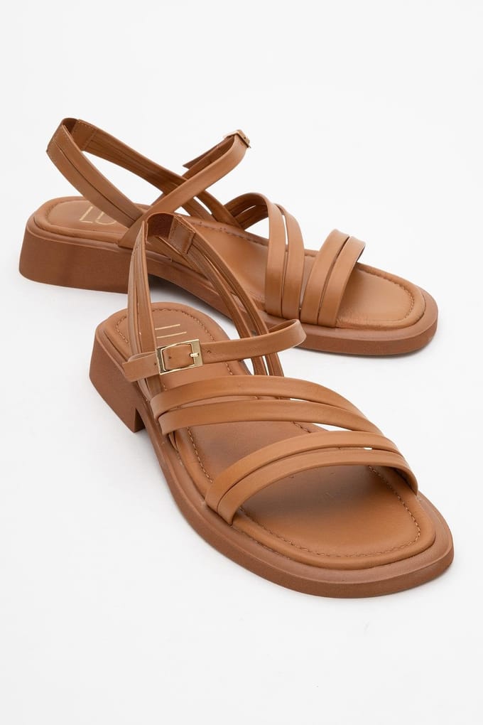 Cesar Leer Sandalen (Women)
