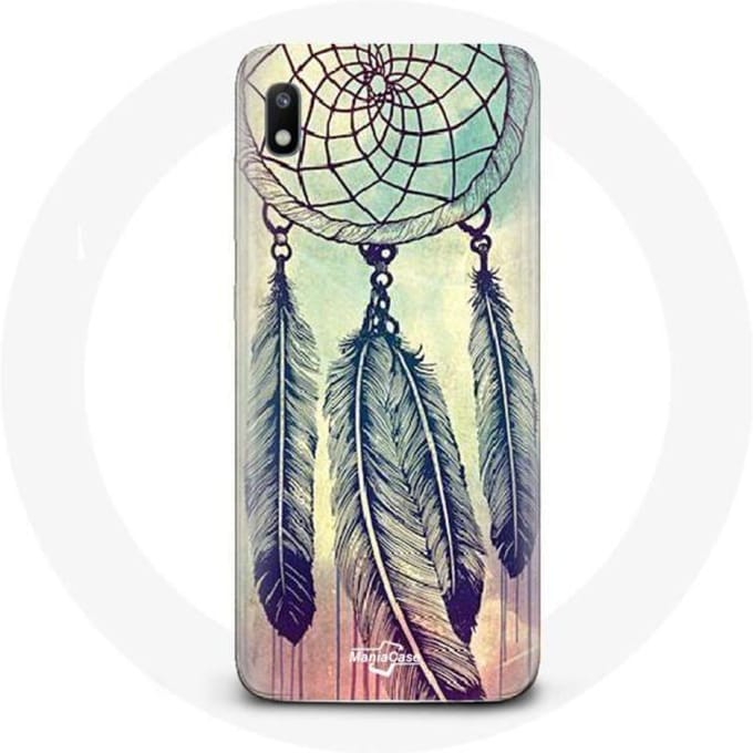 Coque - Samsung - Galaxy A10 - Attrape rêve - Marron - Souple marron