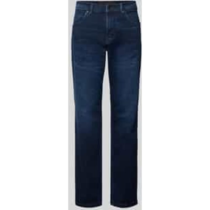 Regular fit jeans in used-look