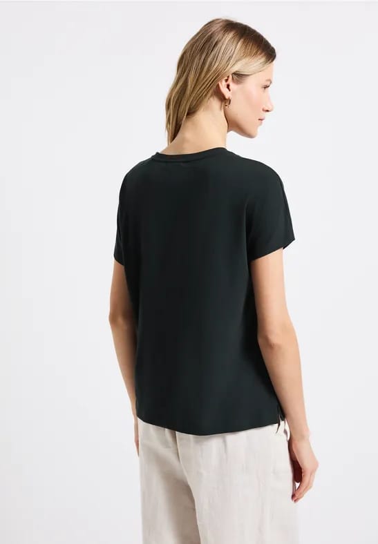 Shirt in effen kleur