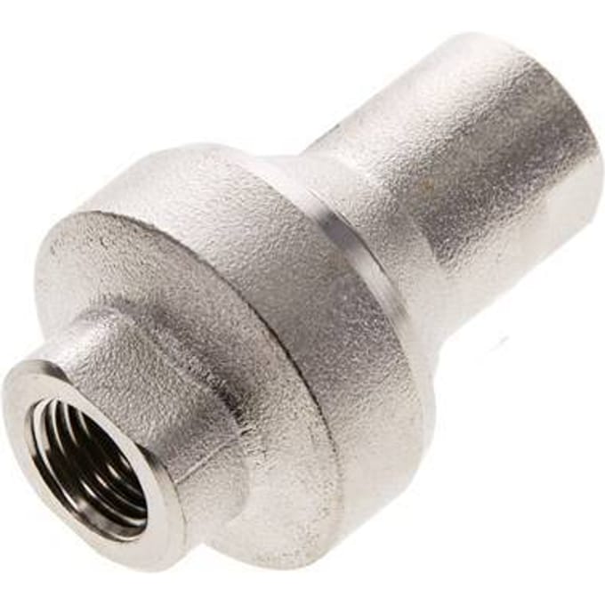 Inline drukregelaar 5 bar/72 psi Messing vernikkeld G1/4'' 10 l/min