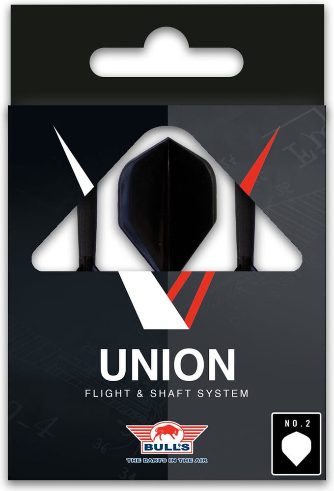Bull's Union Flight System - Shaft Flight Systeem - No.2 - Zwart - Small