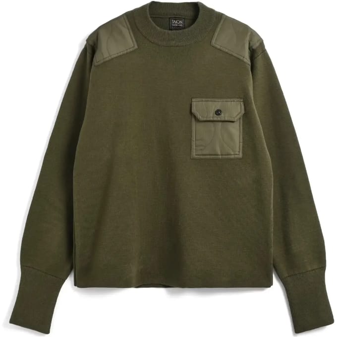 Korte militaire jas Taion