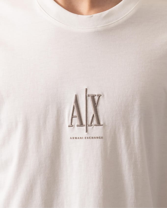 Round Neck Short Sleeve Cotton T-Shirt - Beige Shirts