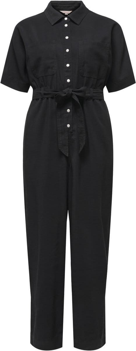Only Jumpsuit Onlaris Life Ss Jumpsuit Wvn Cc 15364151 Black Dames Maat - M