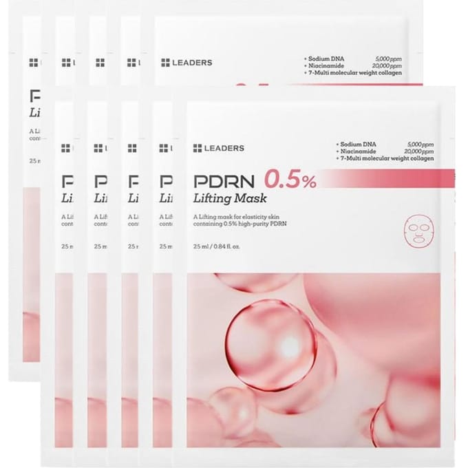LEADERS PDRN 0,5% Lifting Mask Verstevigend Plumping 25ml x 10 Vel