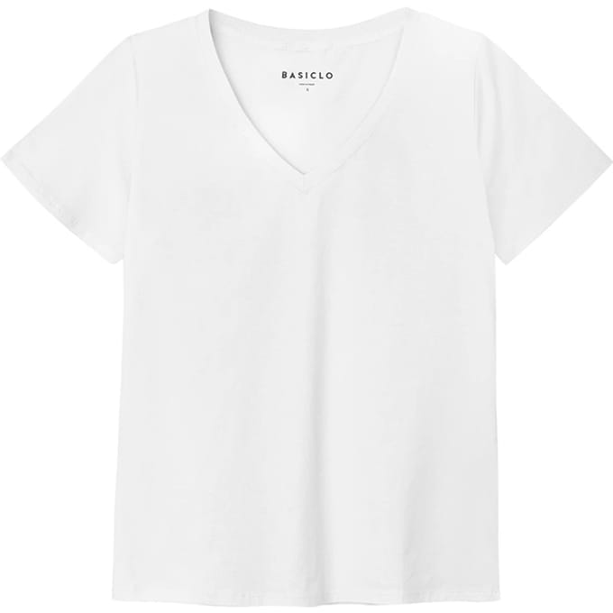 V-neck Premium T-shirt WIT