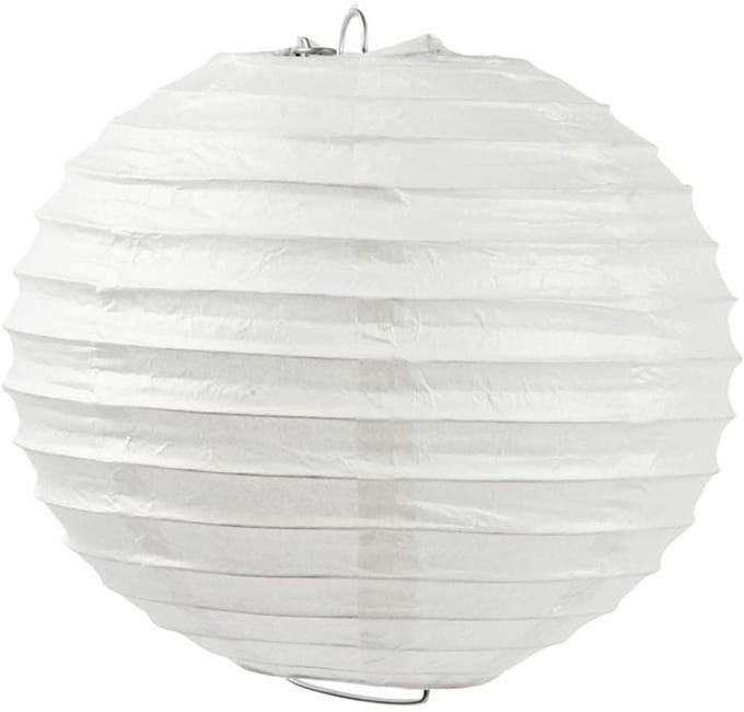 Creativ Company Rice Papier Lamp Wit 35cm