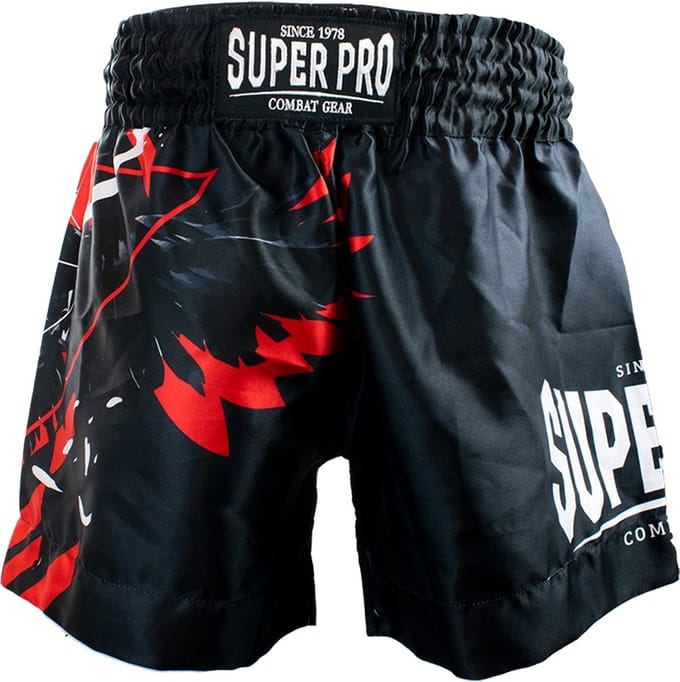 Super Pro Combat Gear Thai Short RAVEN Small