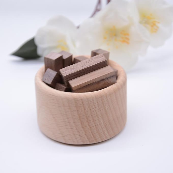 Diffuseur d'arômes en bois de noyer noir, diffuseur d'huiles essentielles en bois pour aromathérapie, désodorisant pour la maison