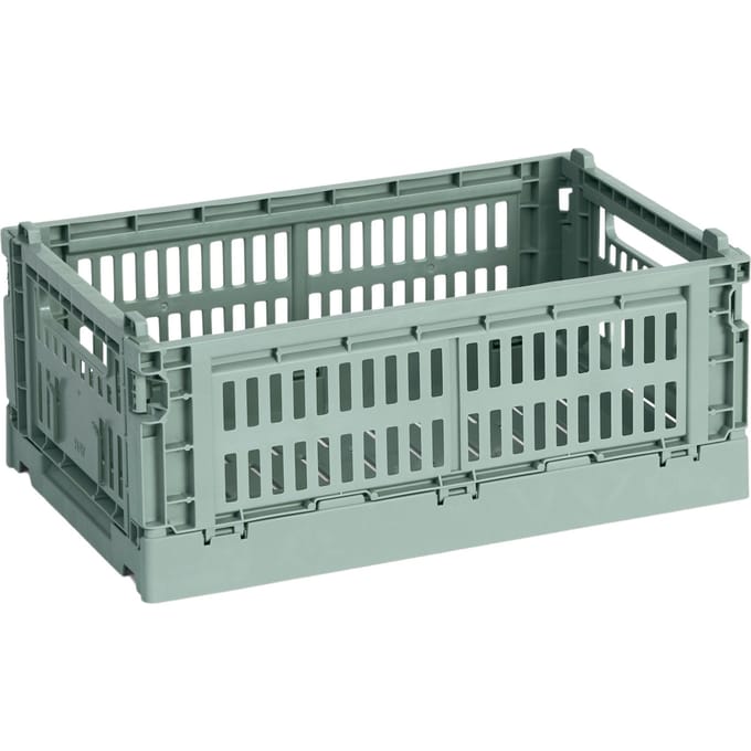 HAY Colour Crate mand S gerecycled - HAYCrateSageGreen