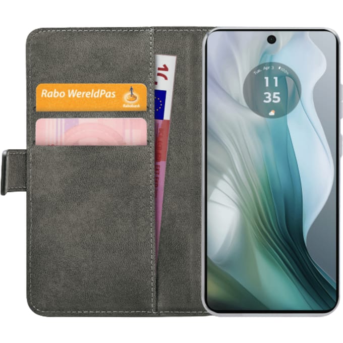 Mobilize Motorola Moto E14 Portemonnee Hoesje Zwart