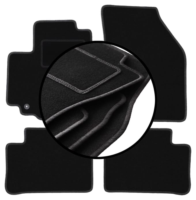Complete set veloursmatten voor: Opel Agila B hatchback (2008-2014)