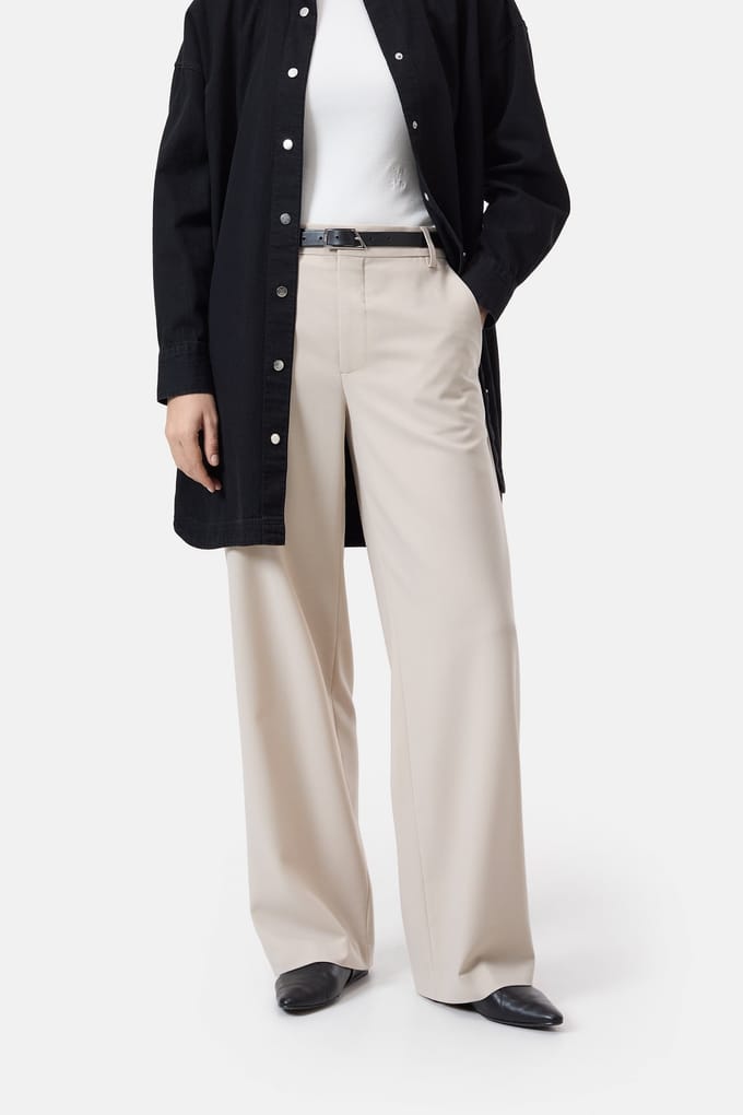 Closed Jurdy Pants Pearl Beige Maat: W26L30 | Pantalons Outlet | Dames | Beige