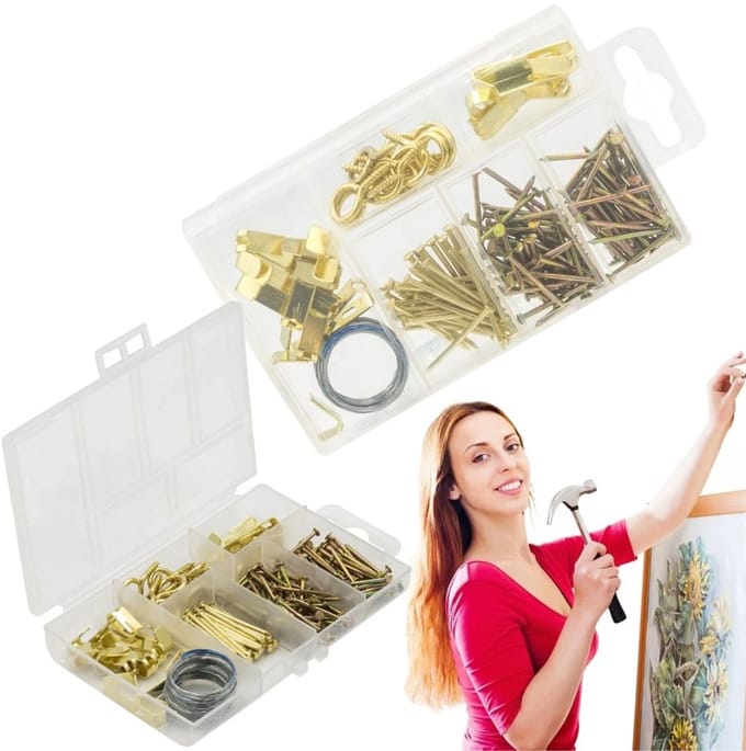 Keep it Handy - Ophangset - Gouden Haken - 172 stuks - Metaal