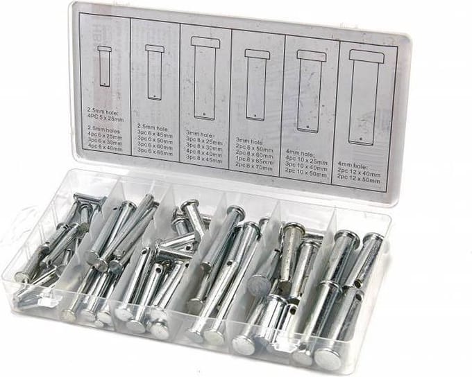 60-delige borgpennen assortiment