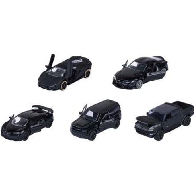 MAJORETTE - Giftpack - Black Edition 5 stuks Giftpack - Verzamelobjecten