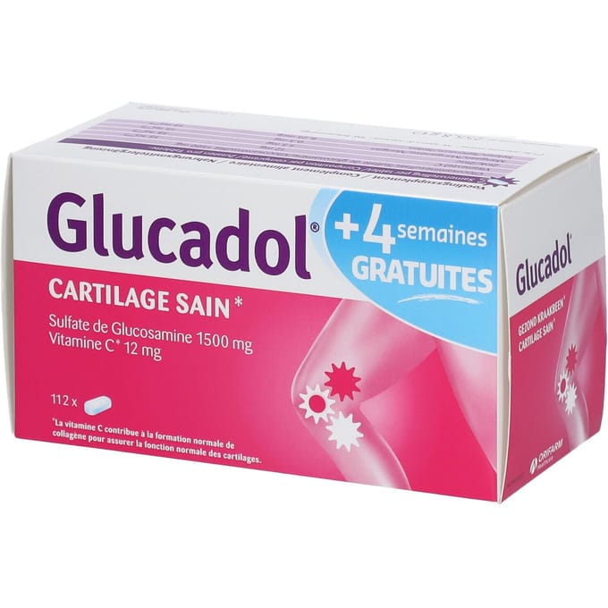 Glucadol Glucosamine Met Vitamine C, Zink, Mangaan & Selenium 112 Tabletten