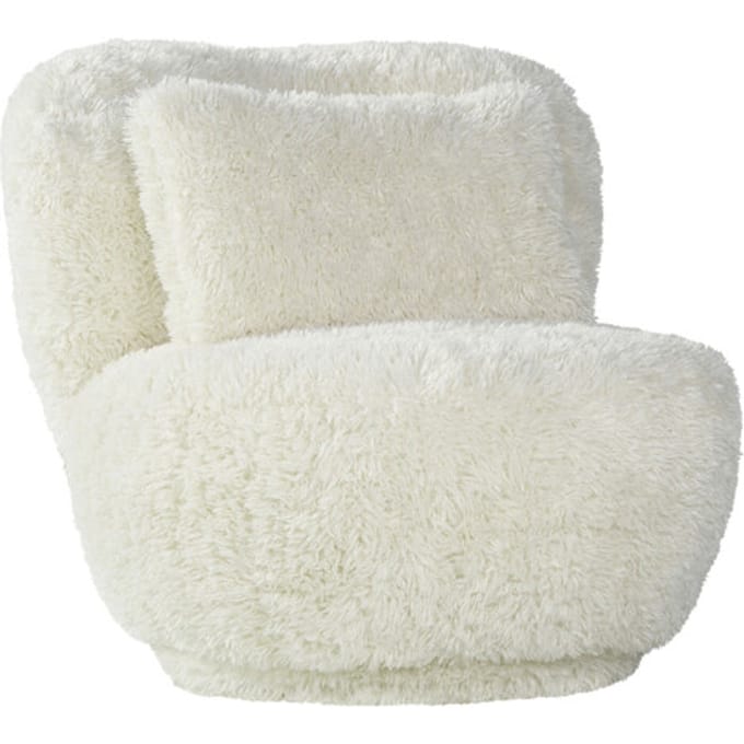 LABEL51 Doodle Fauteuil - Creme - Stof - One Size - -