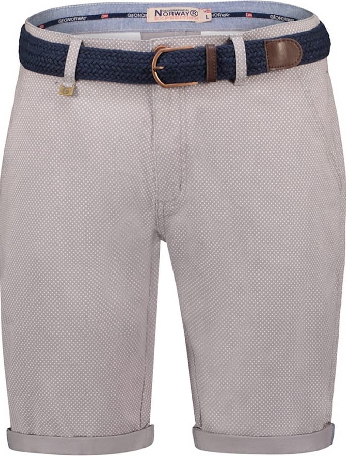 Geographical Norway Chino Bermuda Met Stretch Podex Grijs - M