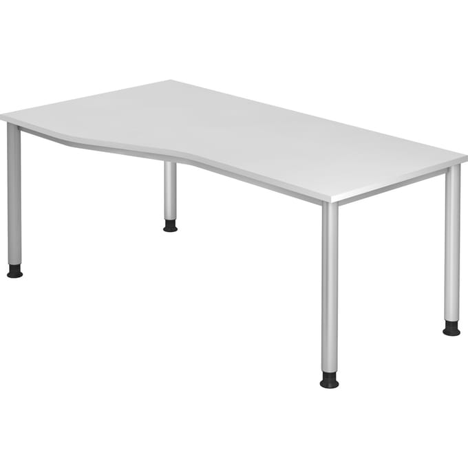 HILO 18 S | Bureau - Wit 180 x 100 Tafelhoogte I In hoogte verstelbaar