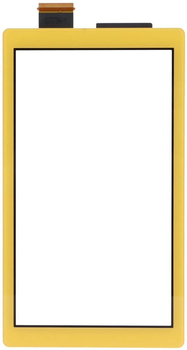 Dailygoody - Switch Lite Touch Screen Glas Vervangingspaneel - Professionele Digitizer voor Switch Lite Console (Geel)