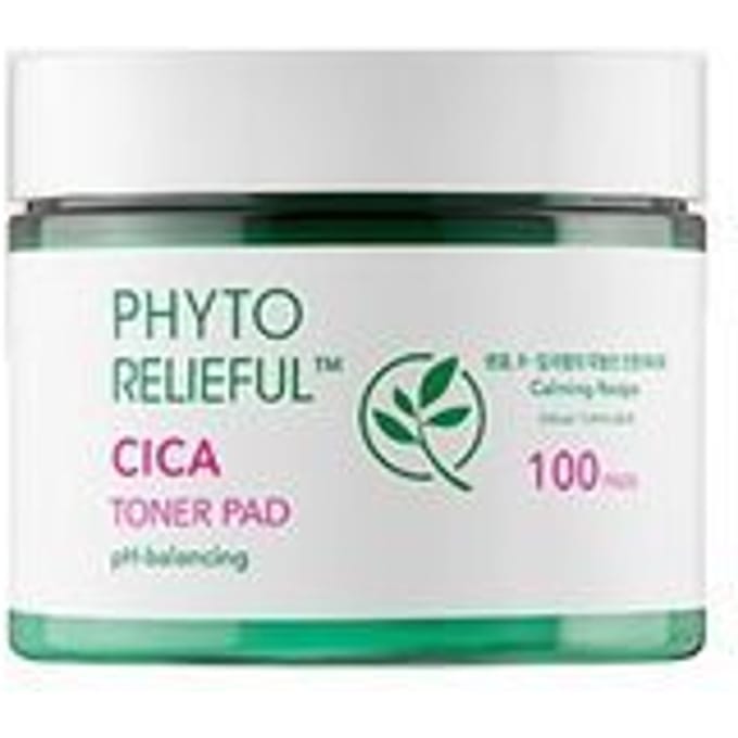 Thank You Farmer, Phyto Relieful, Cica Toner Pads, 100 sheets, 7.39 fl oz (210 ml) black