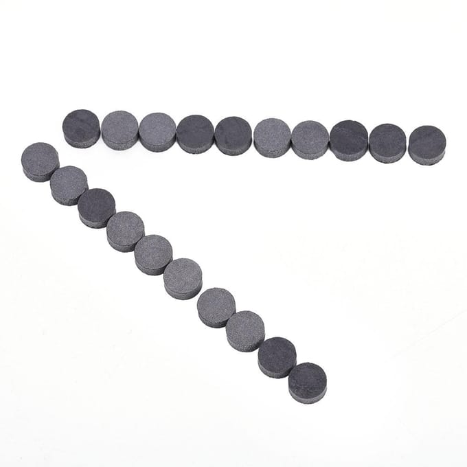 100 stuks Inlegstippen Toetsstippen voor Mandoline Gitaar Bas Banjo Ukulele (6 mm) gray