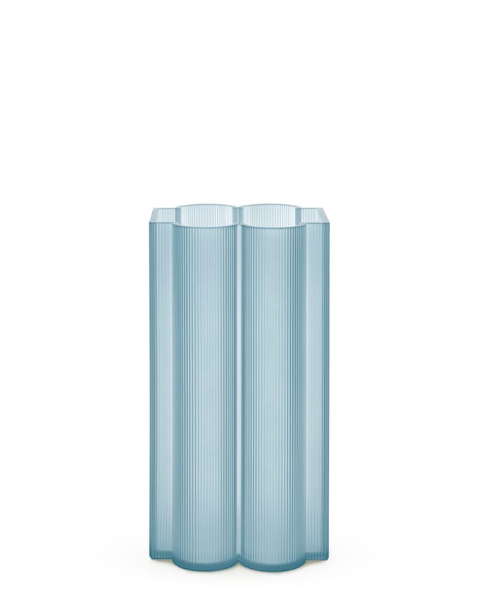 Kartell Okra vaas - lichtblauw - hoog