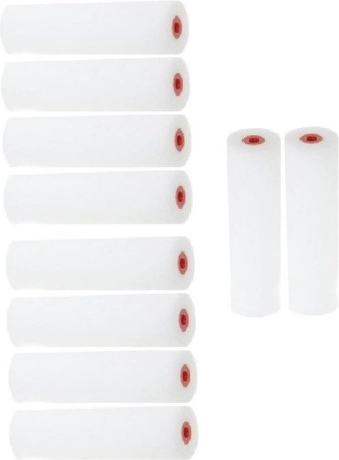Benson Verfrollers - 10x - 10 cm - schuimrollers - geschikt voor diverse soorten verf