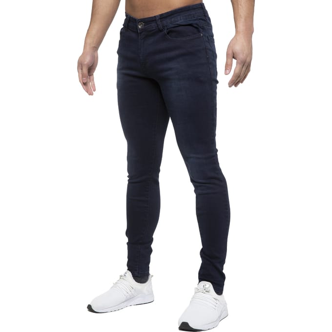 ETO Heren Slim Skinny Fit Stretch Jeans