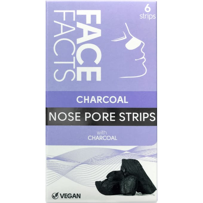 Face Facts Deep Cleansing Charcoal Nose Pore Strips 6 st